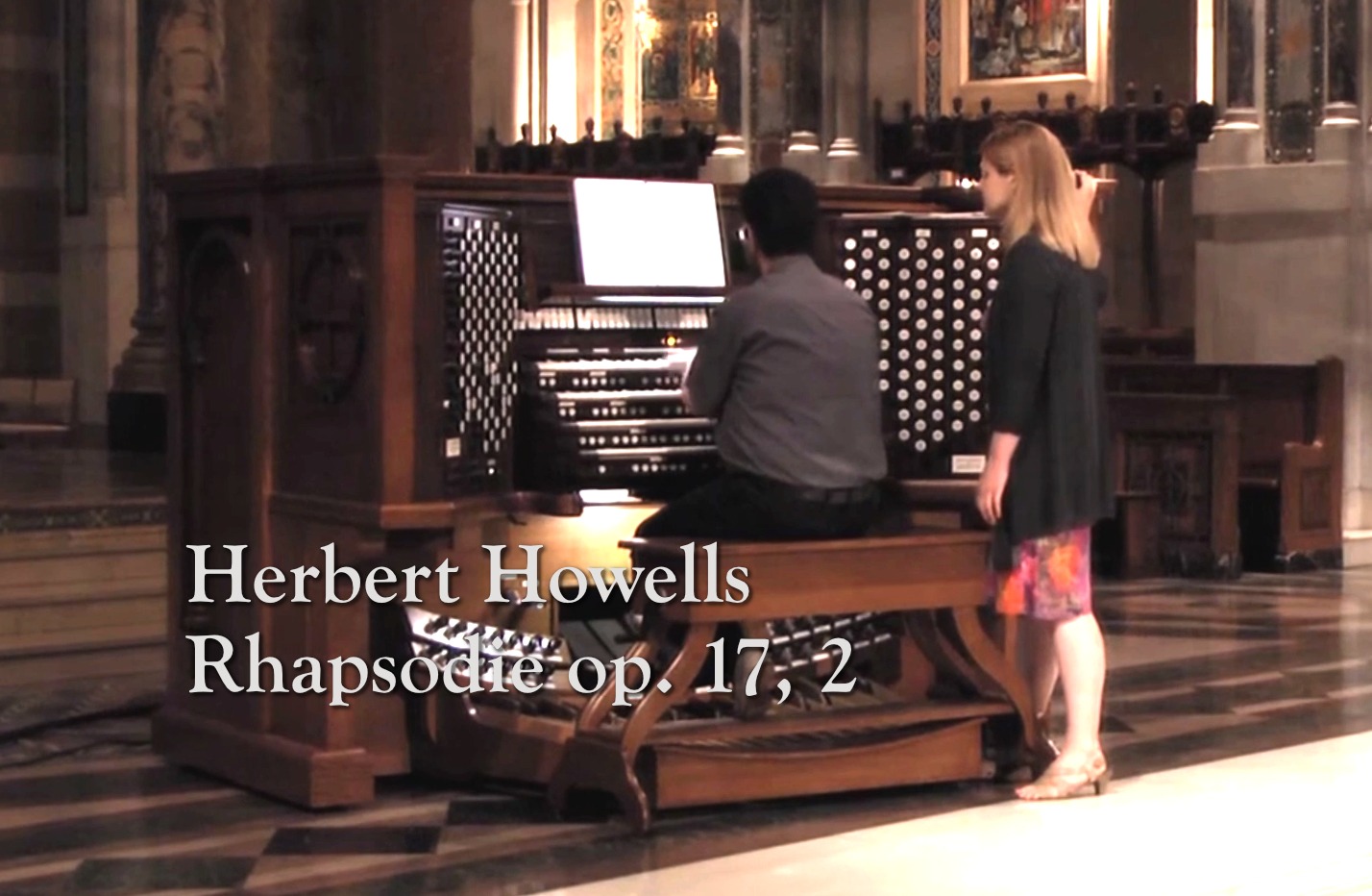 Herbert Howells Rhapsody e flat op. 17, 2 Cathedrale St. Louis, Missouri USA Christoph Keller