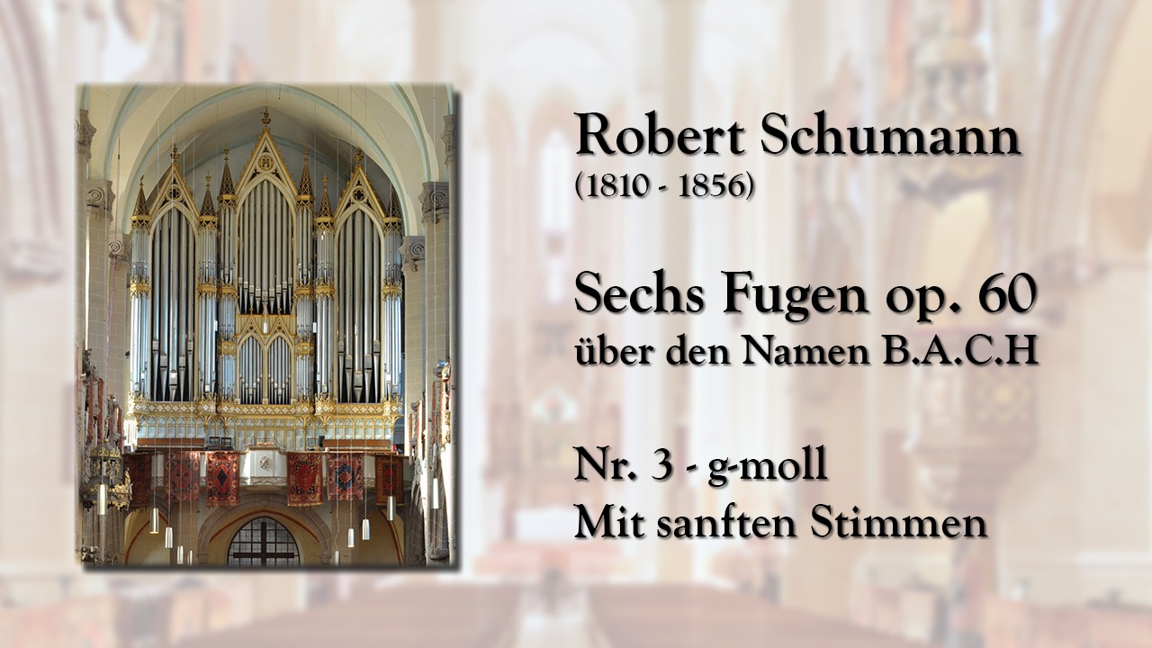 Robert Schumann Fuge über BACH op. 60 Nr. 2